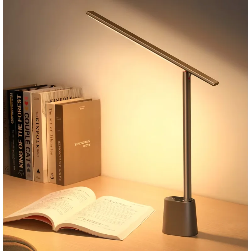 

Intelligent adaptive brightness eye protection learning office folding desk lamp dimmable bedside reading night light