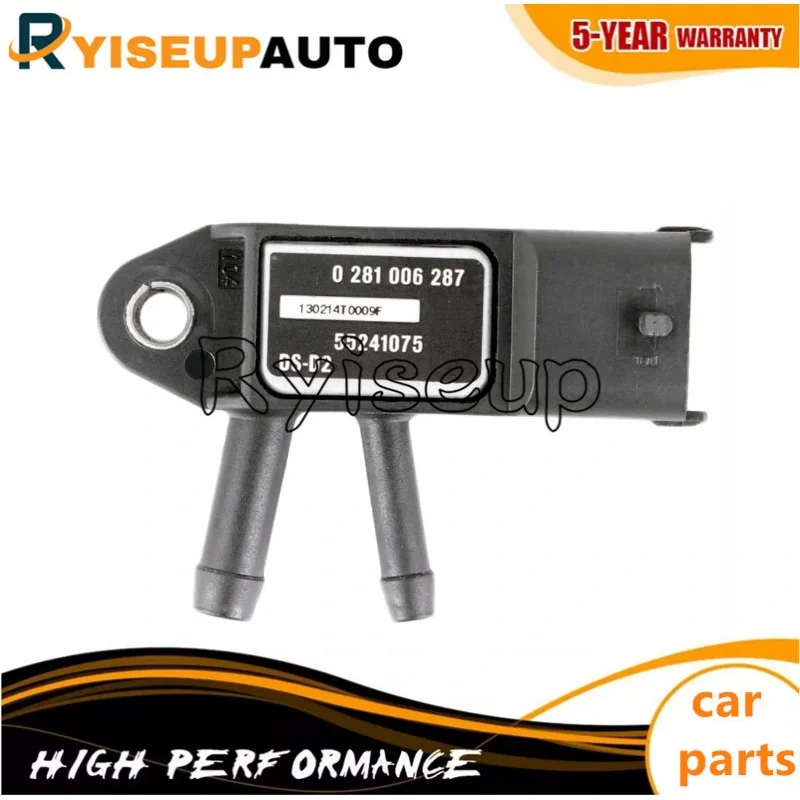 2010- 55241075 51855119 DPF Exhaust Particulate Filter Pressure Sensor for Peugeot Bipper AA 1.3 HDI Delivery Disel 0281006287