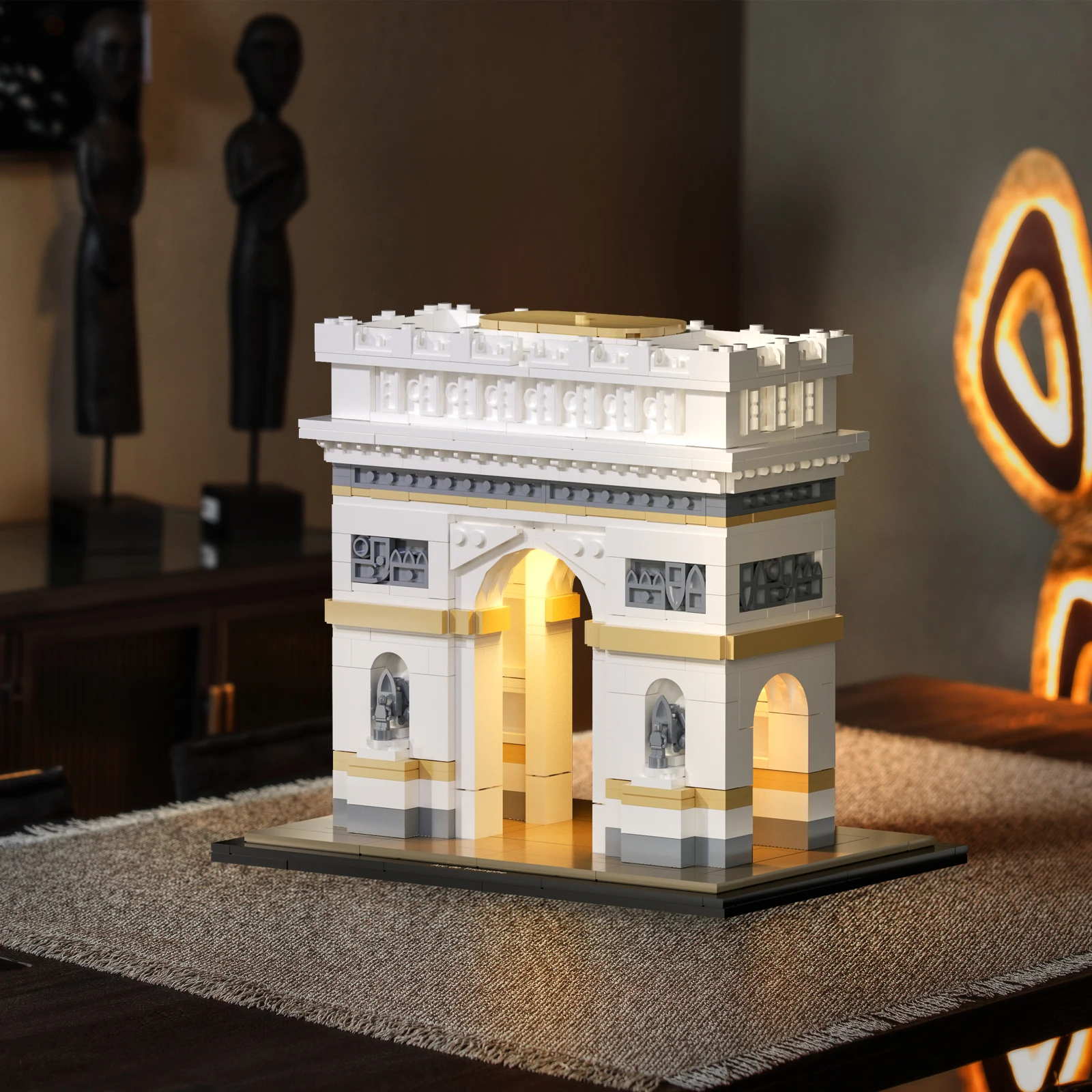 

MOC Arc De Triomphe Bricks Model France Famous Architecture Building Blocks World Famous Landmarks Creativity Toys Kids Gifts