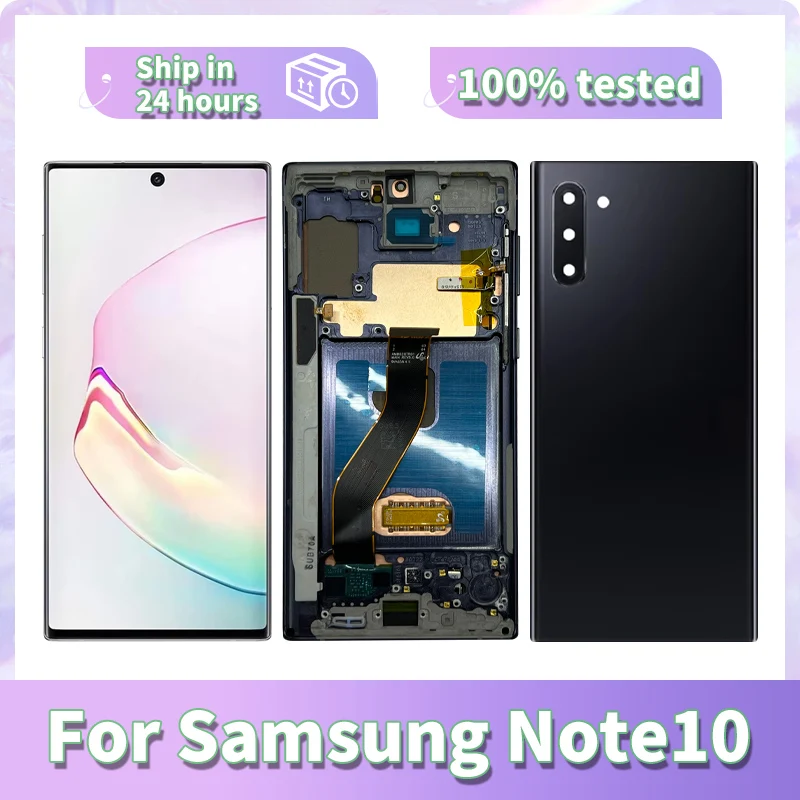 Новый Amoled для Samsung pantalla note10 ЖК-дисплей N970F N970F/DS дисплей сенсорный экран с рамкой дигитайзер в сборе запасные части
