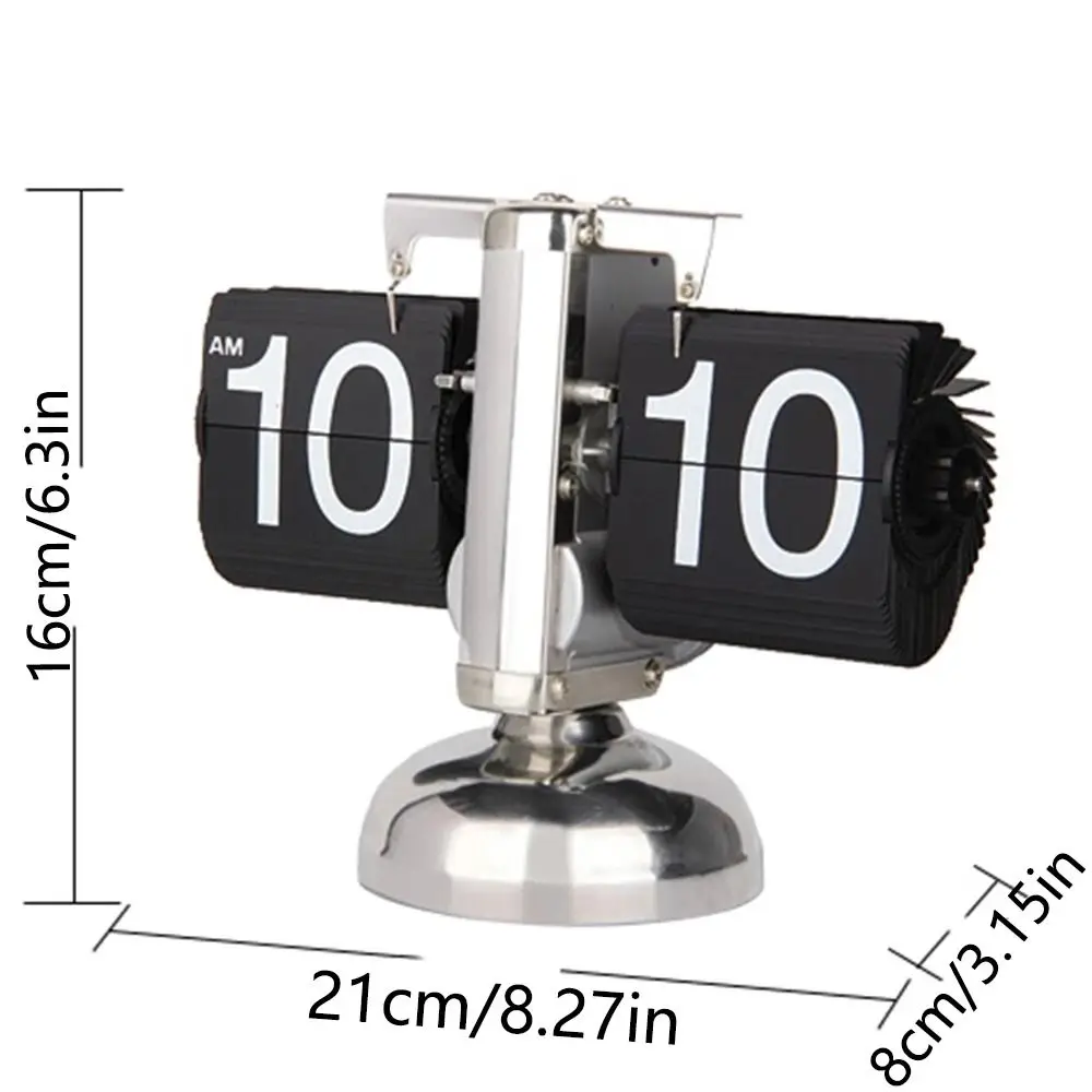 Page Turning Automatically Digital Auto Flip Clock Quartz Movement Internal Gear Operated Quartz Time Clocks Easy To Adjust