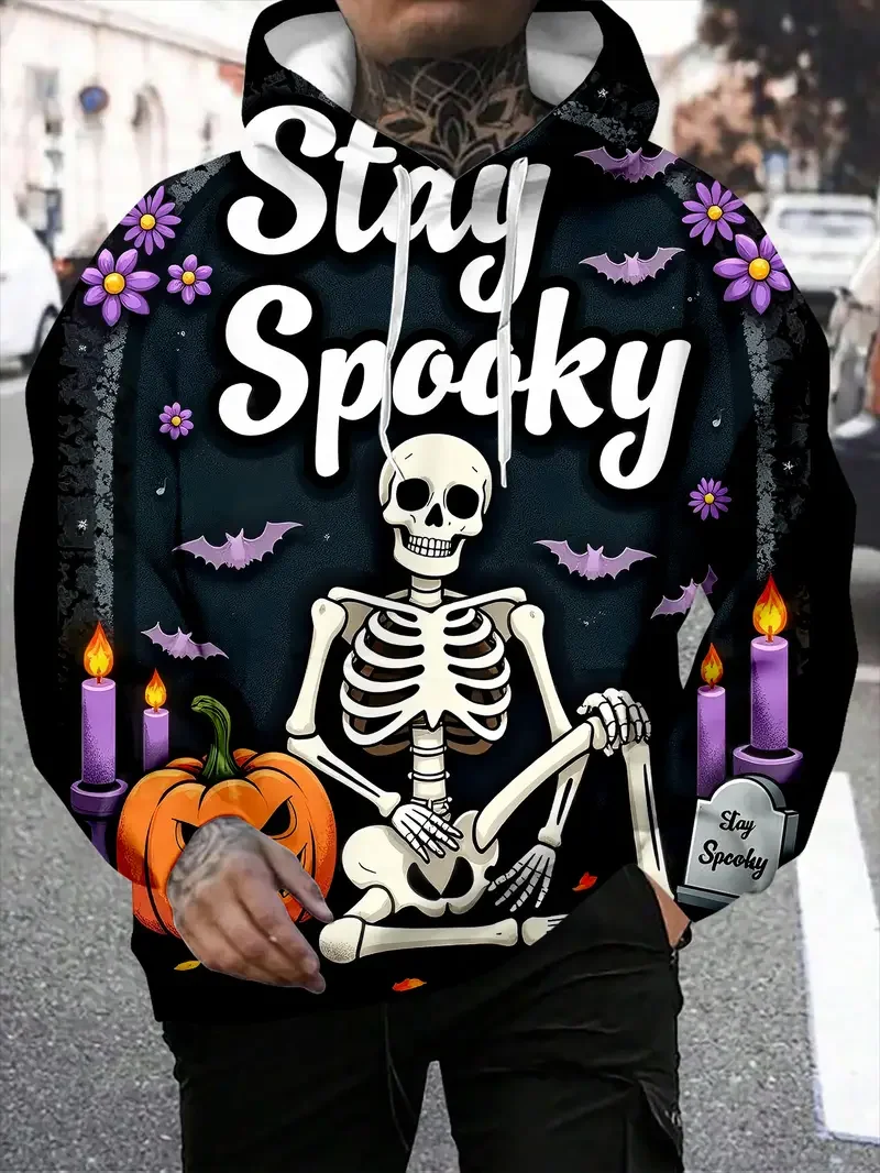 مضحك هالوين موضة اليقطين ثلاثية الأبعاد الجرافيك هوديس البلوز الرجال النساء البلوز الهيب هوب كول هوديس ملابس الشارع عادية هودي #3