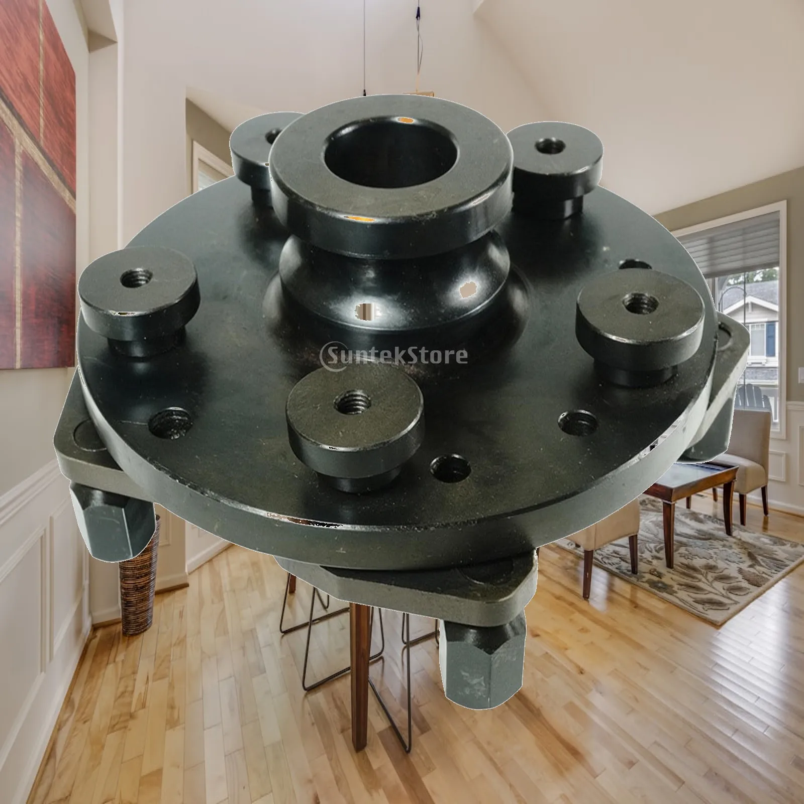 Metal Wheel Balancer Clamp Fixture No Hub Hole Style for Tire Service Equipment Upgrade Tool