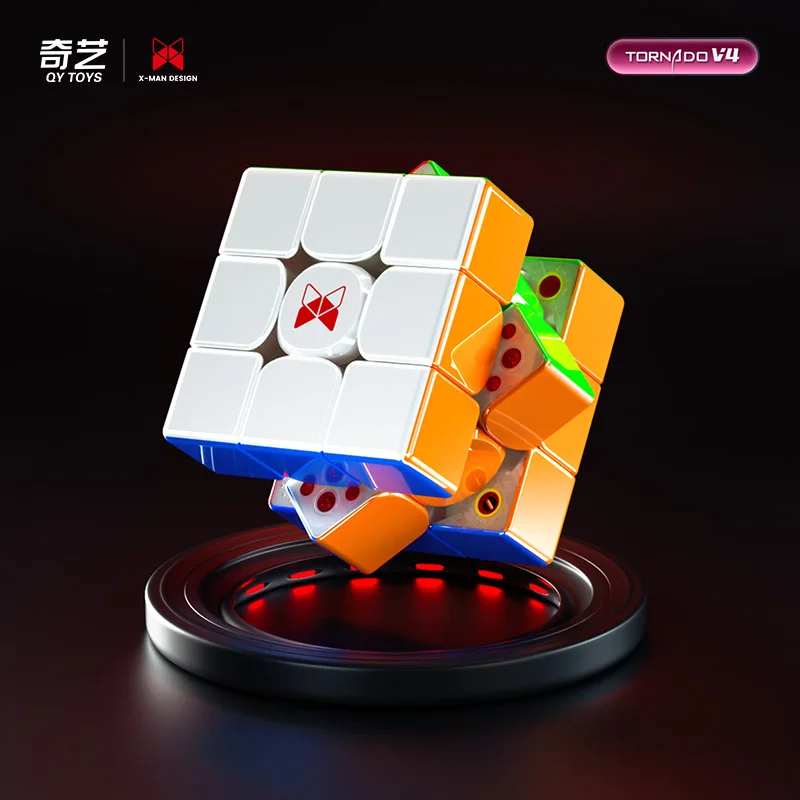 [JudyCube] Qiyi X-Man Tornado V4M Pioneer Wersja UV Magnetic Magic Speed Cube Qiyi XMD Tornado V4 M Flagship 3x3x3