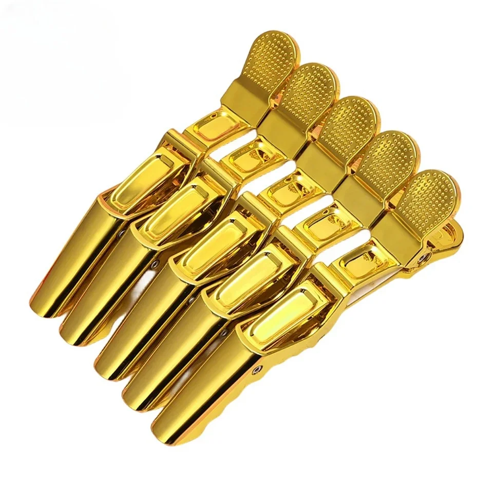 

5pcs/lot Plastic Crocodilf Hair Clip Hairdressing Clamps Claw Section Alligator Clip Professional Salon Hair Styling Accessories