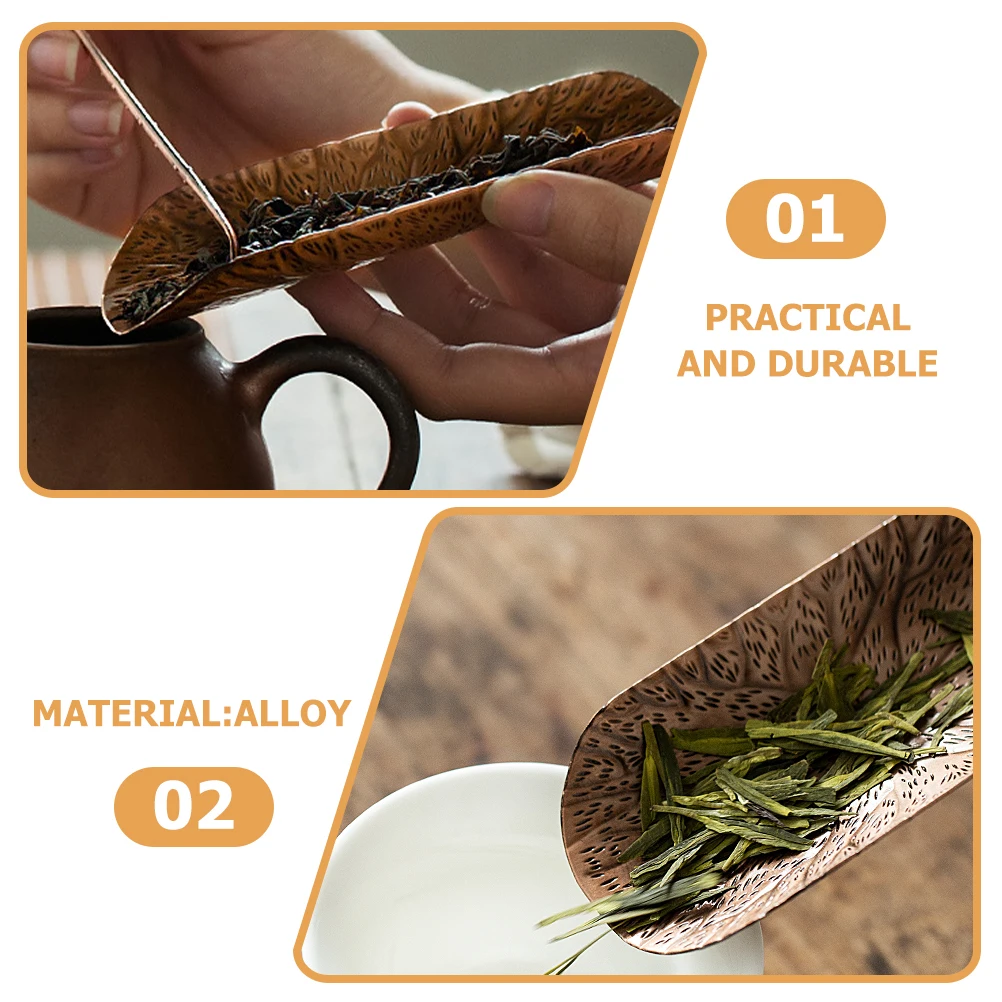 

1 set Sturdy Alloy Tea Leaf Storage Holder Dish Accessory for Coffee Beans Salt Everyday