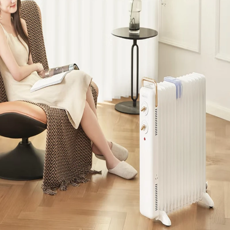 

Graphene Oil-Filled Radiator Heater, Home Smart Thermostat Heating Unit with 13 Fins and Large Drying Rack