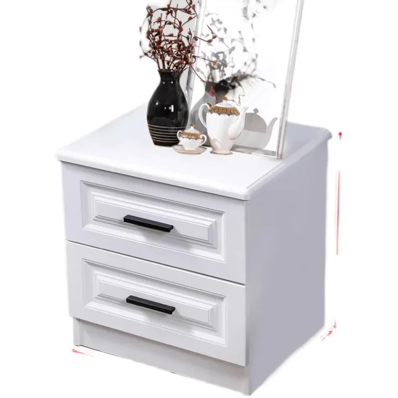 

Bedside table simple modern white bedroom storage cabinet light luxury economy high mini small apartment Internet celebrity