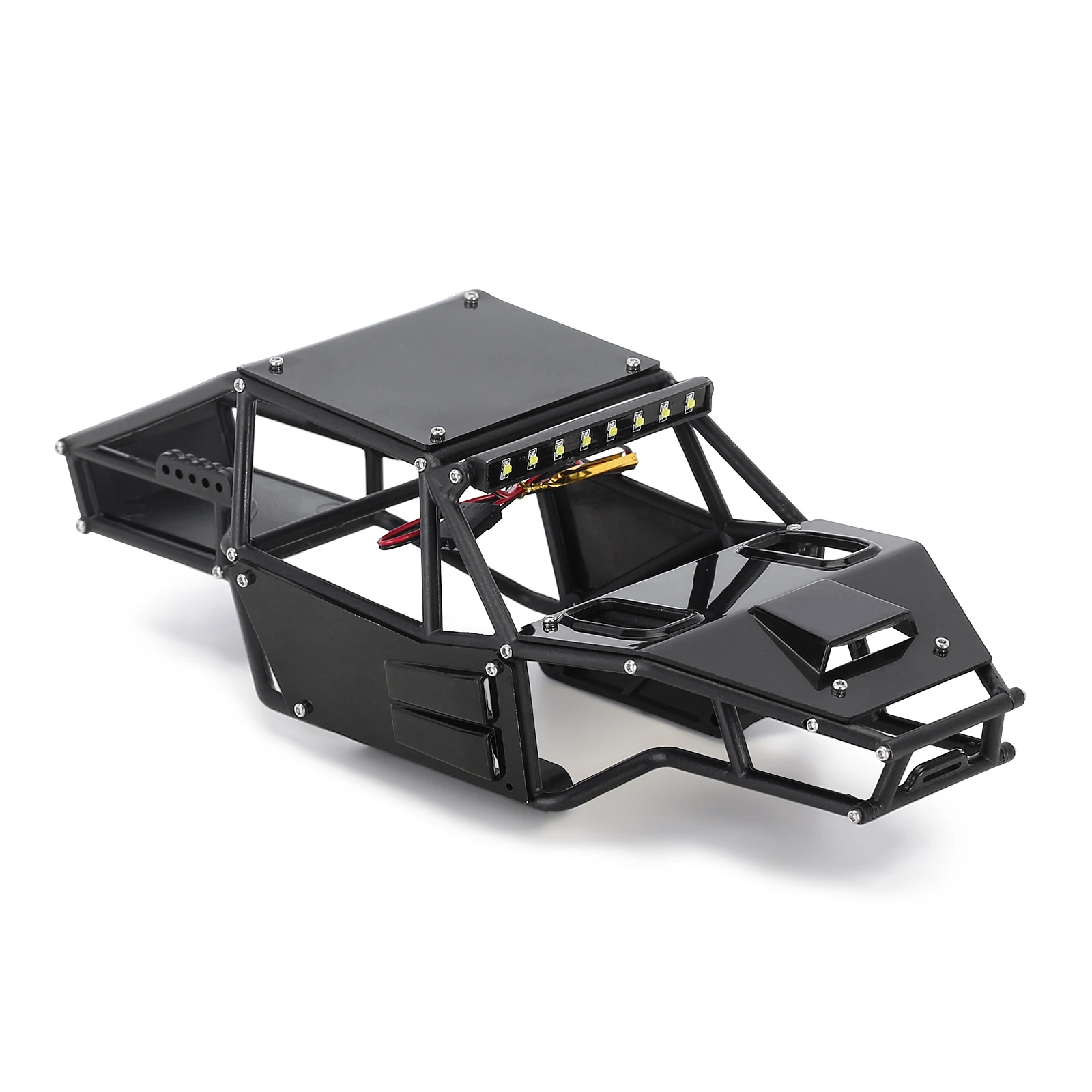 INJORA Rock Tarantula Nylon Buggy Body Shell Chassis Kit for 1/18 RC Crawler TRX4M Upgrade