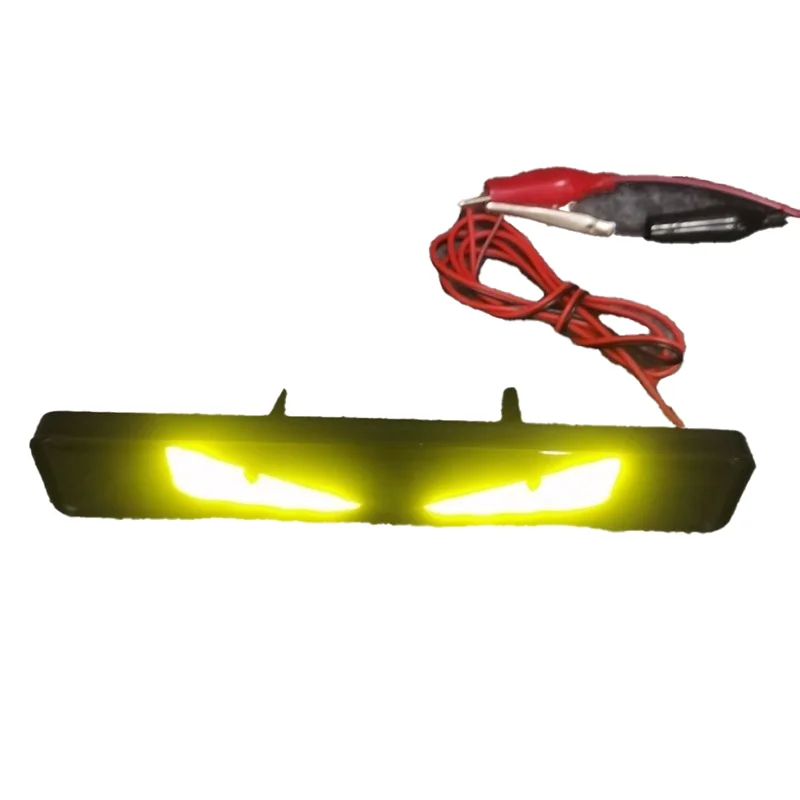 

Devil' S Eye Logo Light LED Luminous Decoration Medium Mesh Light Car Modification Personalized Decorative Strip A