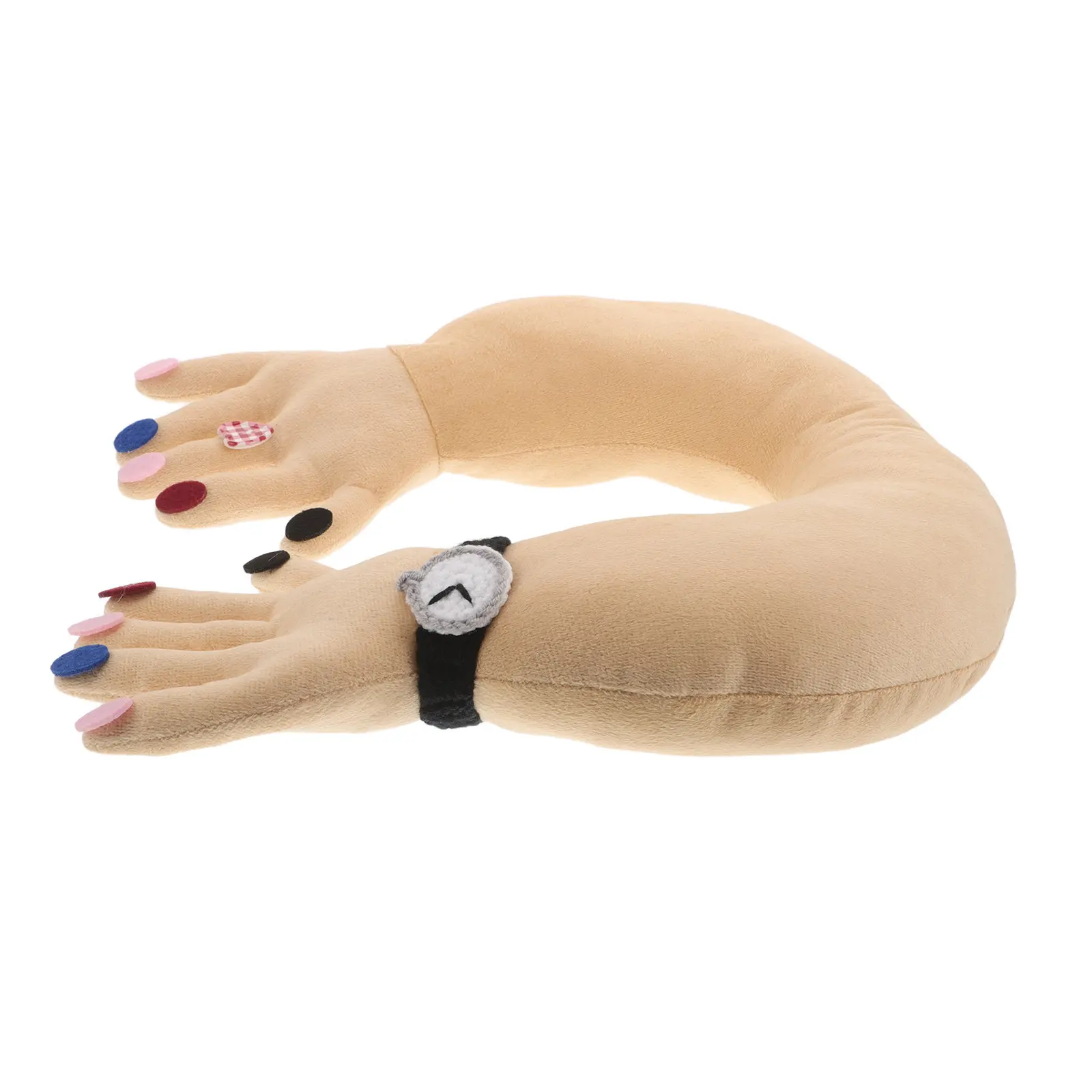 

Creative Hand Shaped U-Shaped Neck Pillow Cute Funny Sleeping Cushion for Airplane Travel Trips Office Use