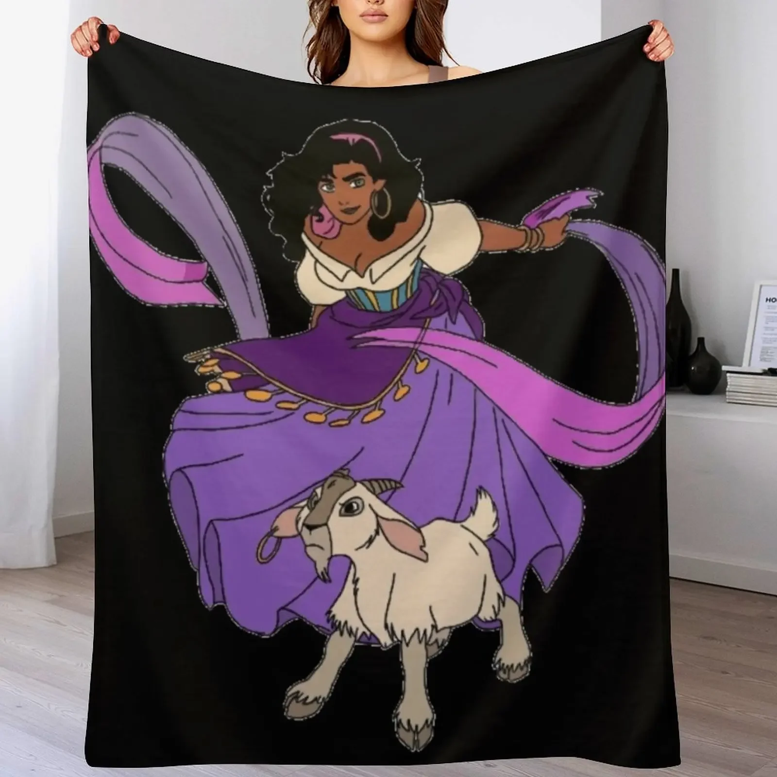 

Esmeralda Throw Blanket Warm Throw Blanket Gift for Anniversary