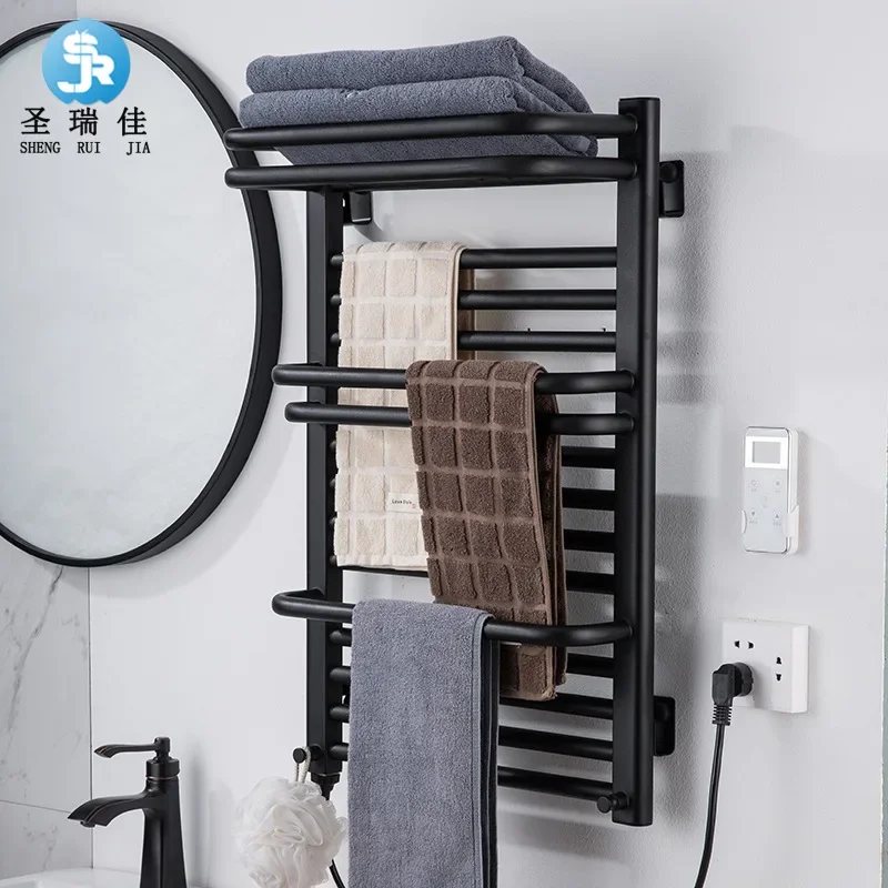 

Smart Electric Heated Towel Rail Bathroom Constant Temperature Towel Drying Rack