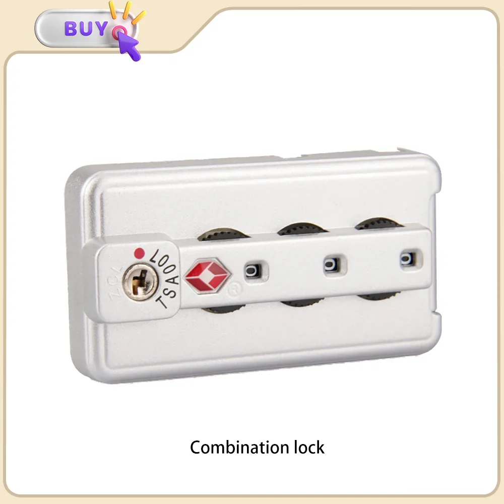 

Heavy-Duty Alloy TSA Locks Durable Impact-Resistant Luggage Combination Locks TSA-Approved Luggage Lock Accessories