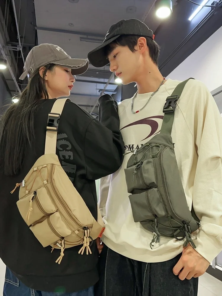 Torba Hiroima Workwear Sle Crossbody Casual Commuter Duża Pojemność Torba na Ramię Torba Nerka Rekreacyjna dla Kobiet i Mężczyzn