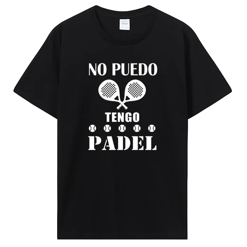 Divertido Porque Pierdo Al Padel T-shirt Men Tennis Women Exercise Breathable Graphic Tshirt Funny Tops Tees Men's Clothing