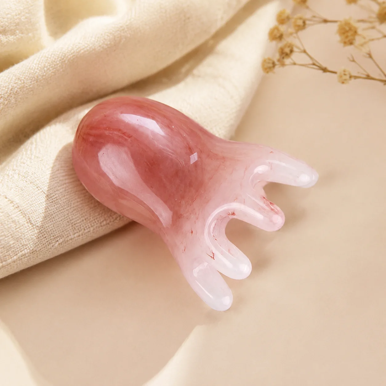 Stress Relief Scalp Massager Ergonomic for Home Office Octopus Head Massage Comb Acupressure Tool Hair Care Relaxation