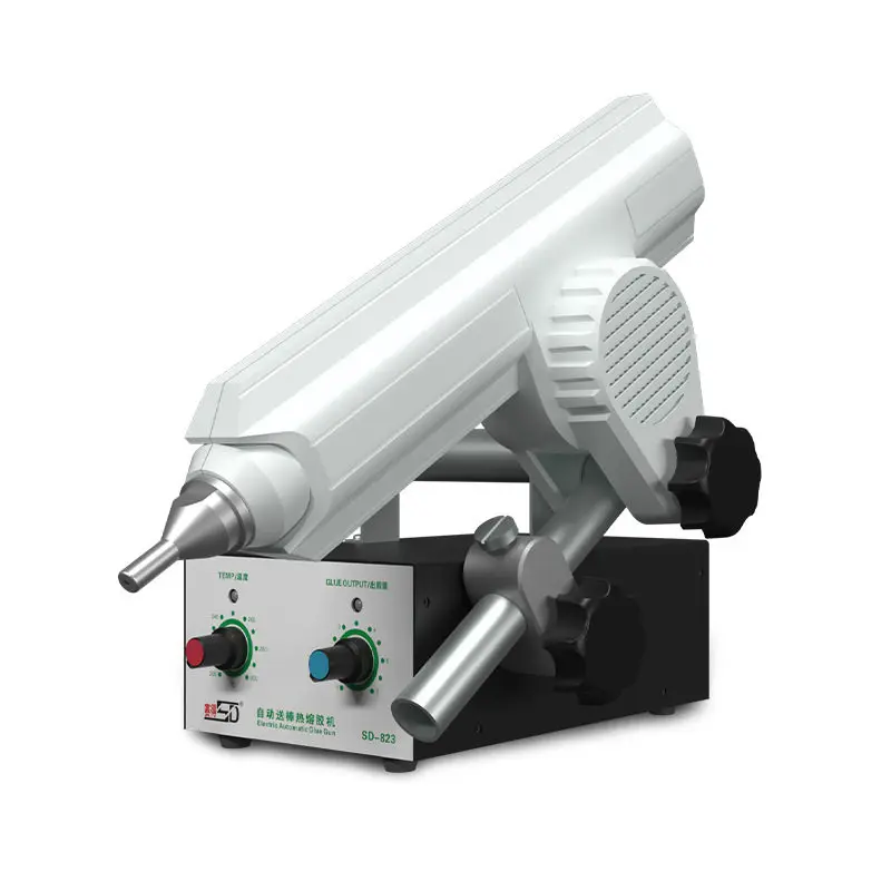 

Electric Automatic Glue Machine Foot Operated Hot Melt Glue Gun Paper Box Packaging Jewelry Bonding Tool