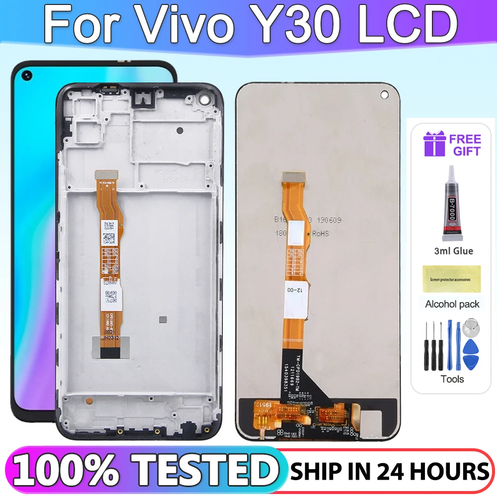 

6.47 inch High Quality For Vivo Y30 LCD 1938 Display Touch Screen Digitizer Assembly For Vivo Y30i LCD Replacement Parts