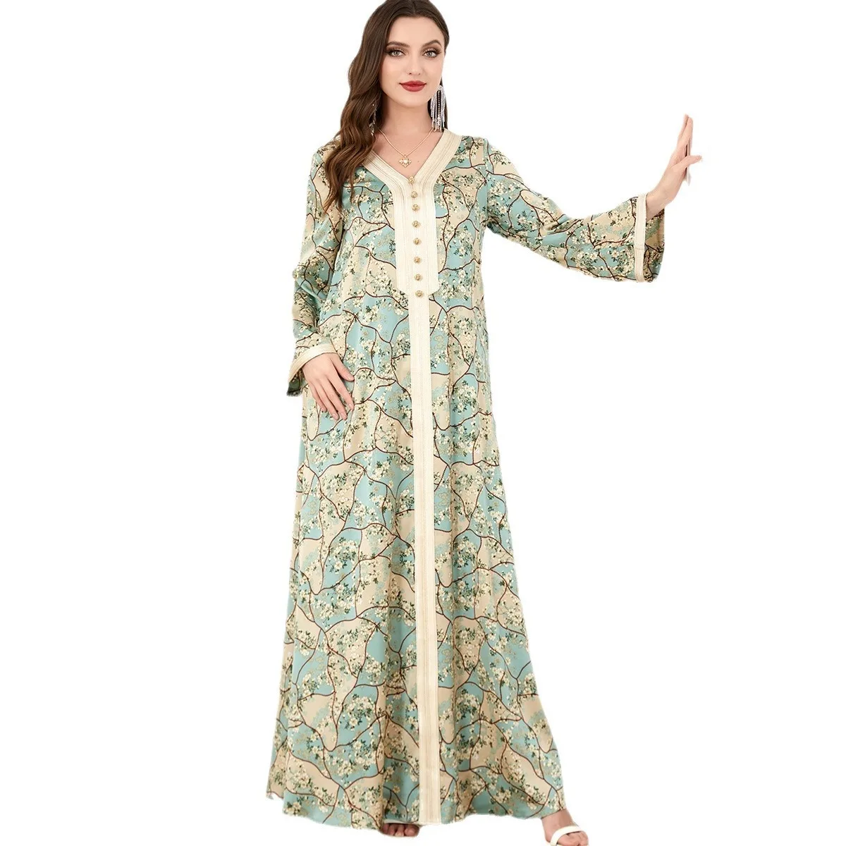 3220 vestido muçulmano para mulheres no outono maxi borboleta musulman 2025 vestido longo muçulmano robe abaya ramadan dubai luxo islam elegante