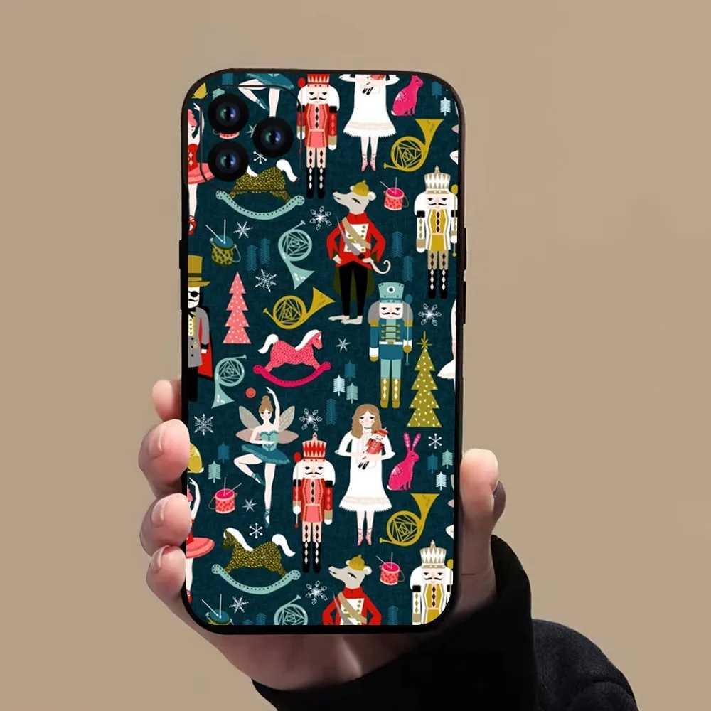 Nutcracker Phone Case For iPhone 11 12 13 14 15 Mini Pro XS Max X S Plus XR Shell