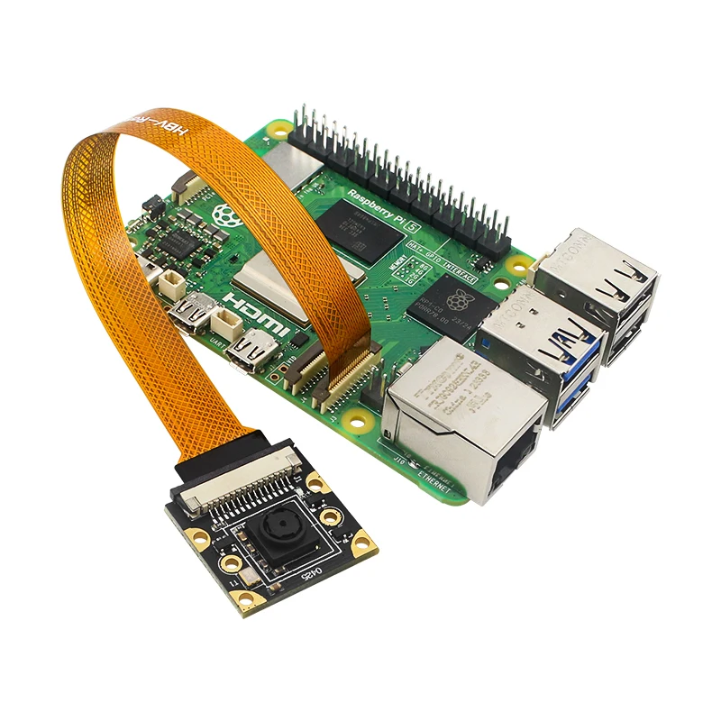 Raspberry Pi 5 Camera IMX219 Sensor 8MP 77° Cameras Module for RPI 5 Jetson Nano 4GB 2GB + 15cm FFC