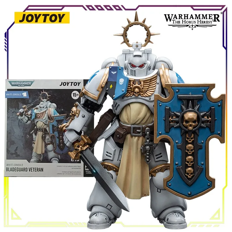 JOYTOY Original Warhammer 40K serie Astat White Consul MODELO DE figura de acción juguetes coleccionables adornos regalos para niños