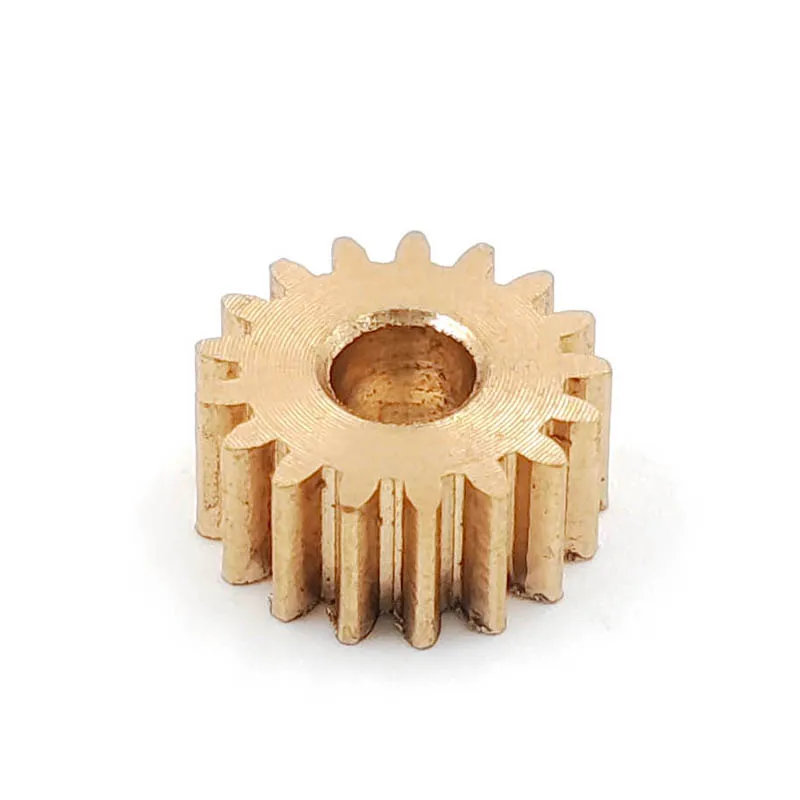 17T 0.5M Copper Gear OD=9.5mm 2.98mm Hole 4mm Thickness 17Z DIY Toy  Metal Pinion 174A