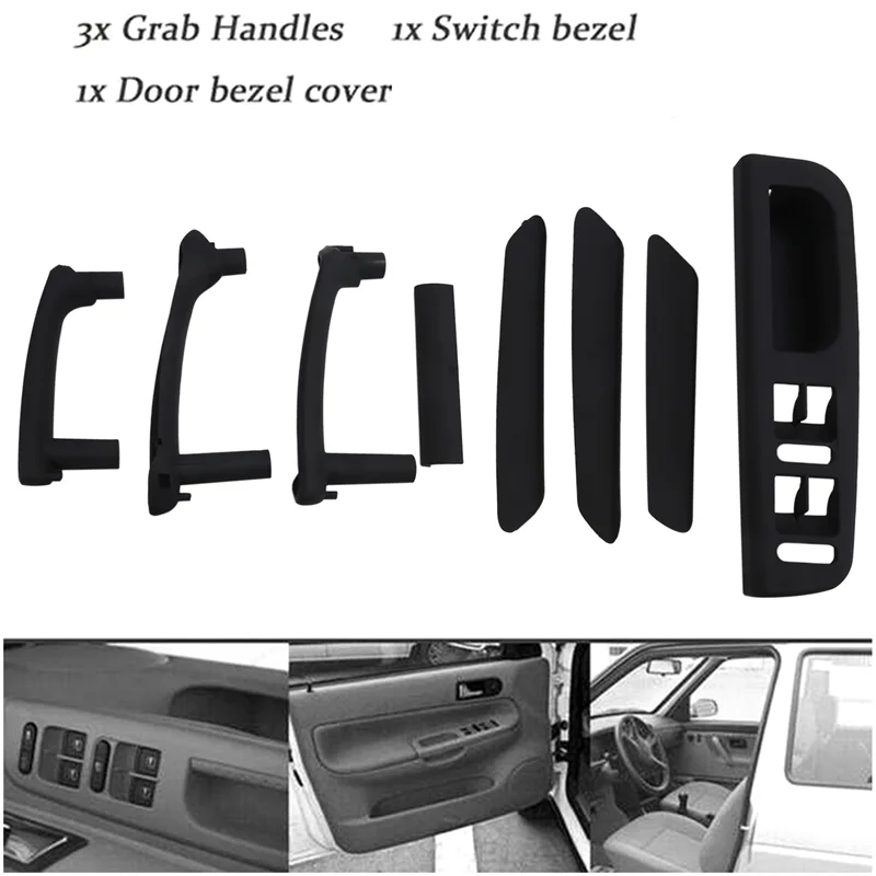 

ABTC-For VW Passat B5 1998-2005 New Interior Door Handle Window Panel Trim 1Set LHD