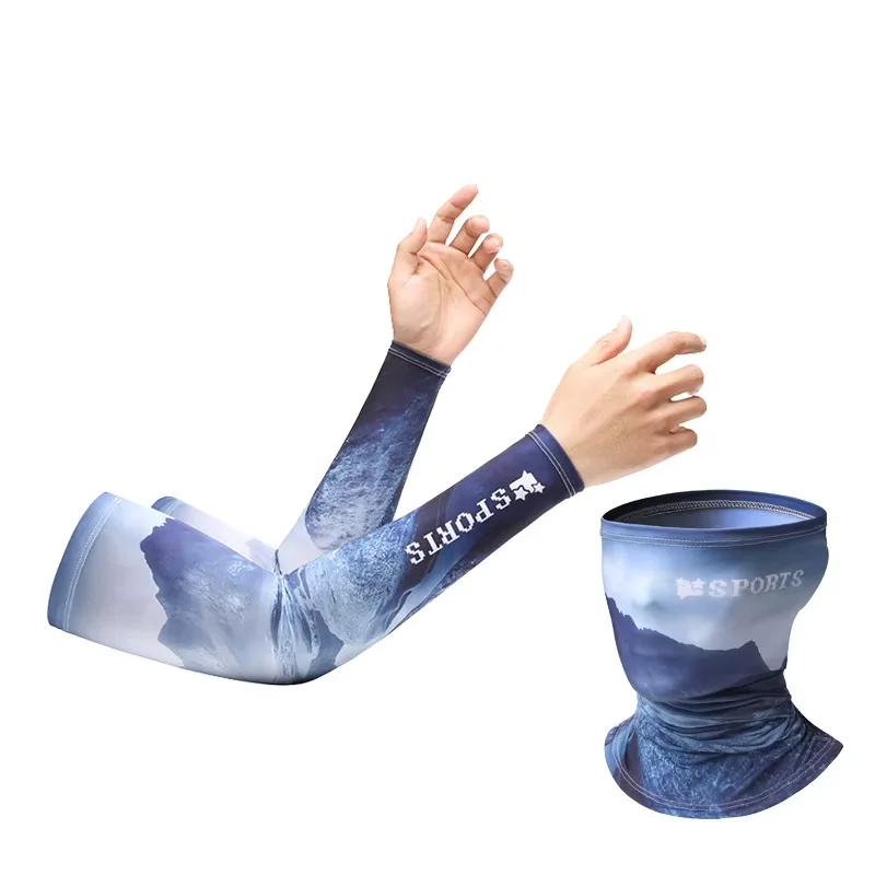 3Pcs/Set Sports Running Unisex Cooling Quick Dry Arm Sleeves Hand Protector Cover UV Sun Protect Outdoor Fishing Cycling Sleeve