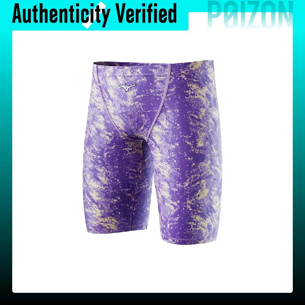 Mizuno Swimming Shorts Men's Purple Moderate Mid-length Swim Shorts N2CAD113