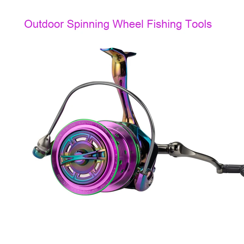 

Spinning Fishing Reel Metal Spool Spinning Wheel Fishing Line Throwing Rod Lure Outdoor Fishing Tools