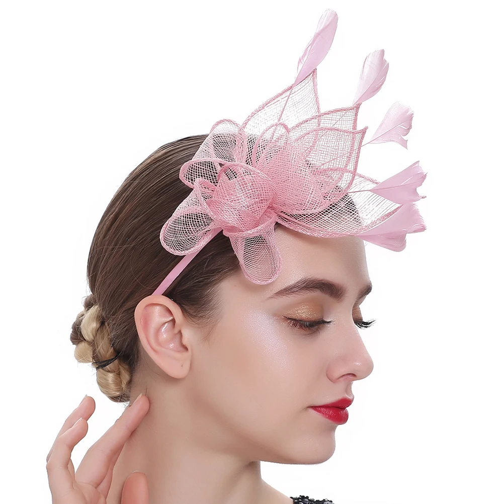 

Top Hat Headband Hair Clip Facinator Party Headpiece Cap Women Tea Accessories Fascinator Headbands for Girls