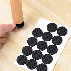 48PCS Espessamento Auto Adesivo Móveis Perna Pés Tapete Almofadas de Feltro Anti Slip Mat Bumper Damper para Cadeira Table Protector Hardware