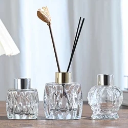 50/100ml Diffuser Bottles Glass Empty Essential Oil Bottle Fragrance Container Transparent Aromatherapy Refillable Bottle