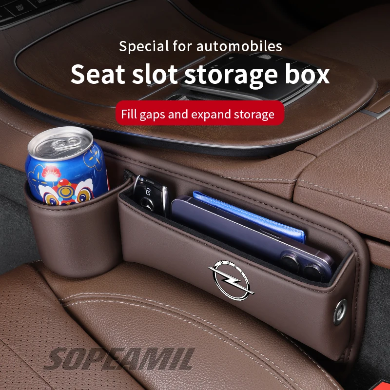 Opel Astra Corsa Grandland Insignia Mokka Vectra GTC Tigra Vivaro Zafira Combo Vivaro Delica Car Seat Storage Case Seat Gap Box