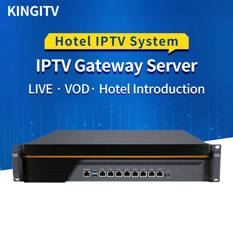 

Hotel iptv convergence gateway HD video streaming media live broadcast on-demand digital TV system server