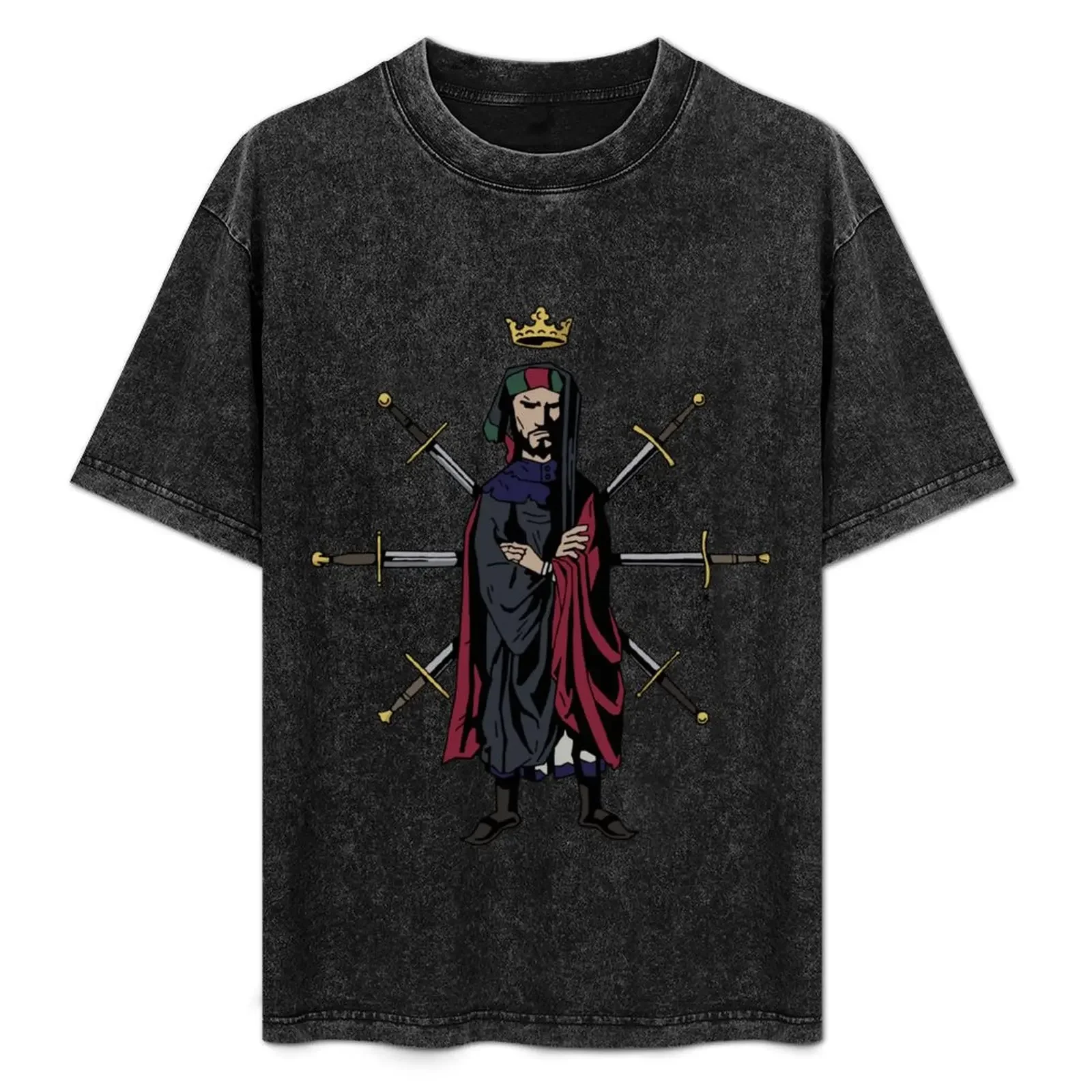 

Fiore dei Liberi (Other Colours) T-Shirt Basic Solid Color Short Sleeve T-Shirt