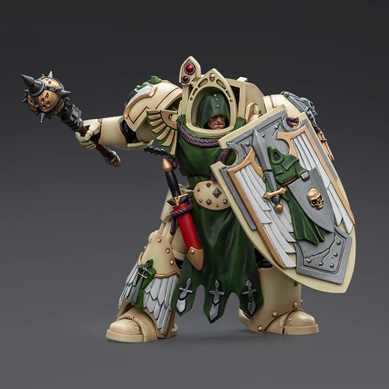 JOYTOY Warhammer 40K Dark Angels Deathwing Knight avec Mace of Absolution 1 figurine 1:18, modèle de Collection cadeau