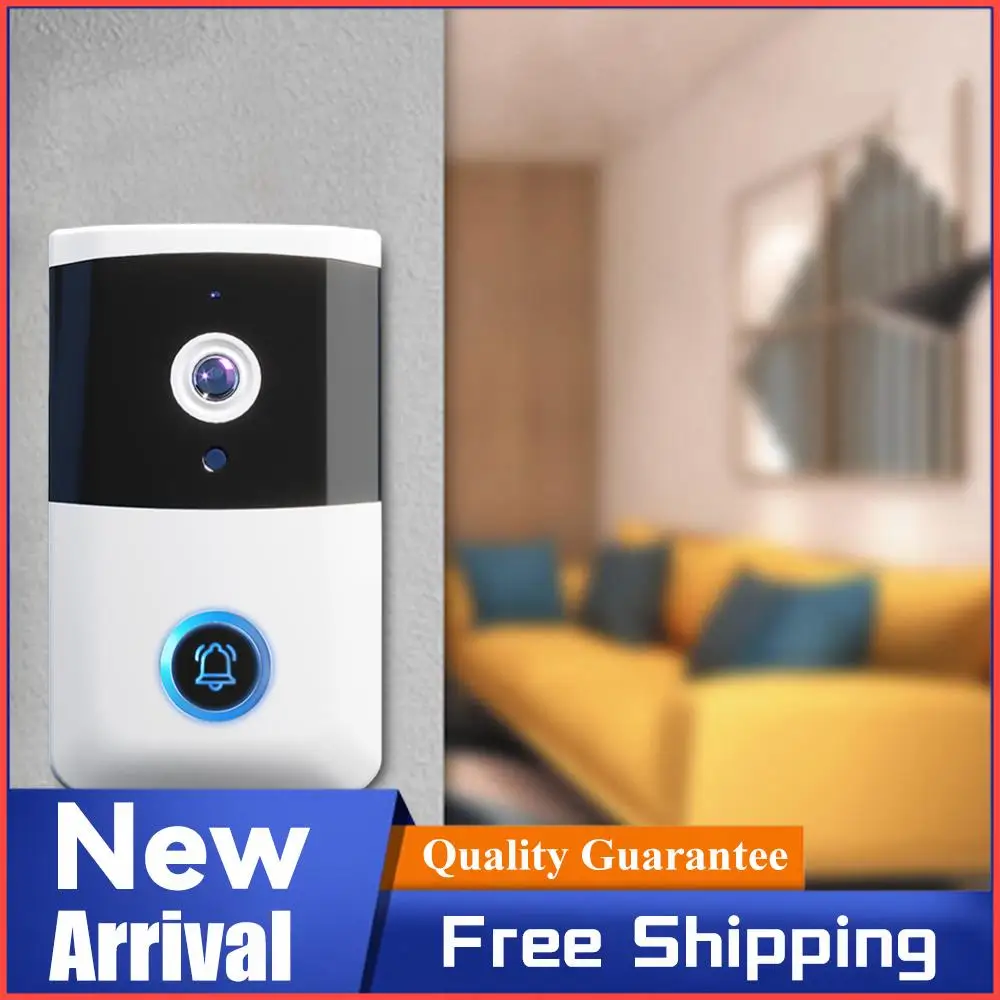 

Беспроводной видеодомофон с Wi-Fi, ИК-подсветкой, ночным видением, двусторонней аудиосвязью для домашней системы безопасности