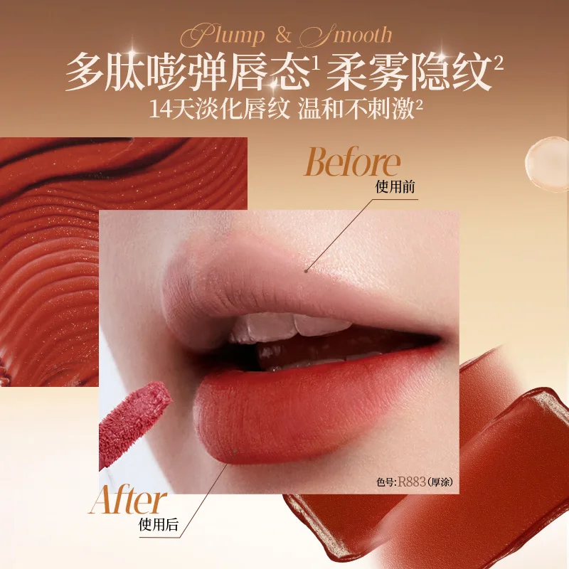 Colorkey Watery Matte Lipgloss Waterproof Non-stick Easy to Color Liquid Lipstick 1.8ML Lipsticks Cosmetics Makeup