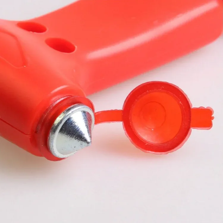 Escape Hammer Solid Breaking Hammer 2-in-1 Window Vehicle-mounted Tool Glass Emergency Car Safety Device Multifunctional