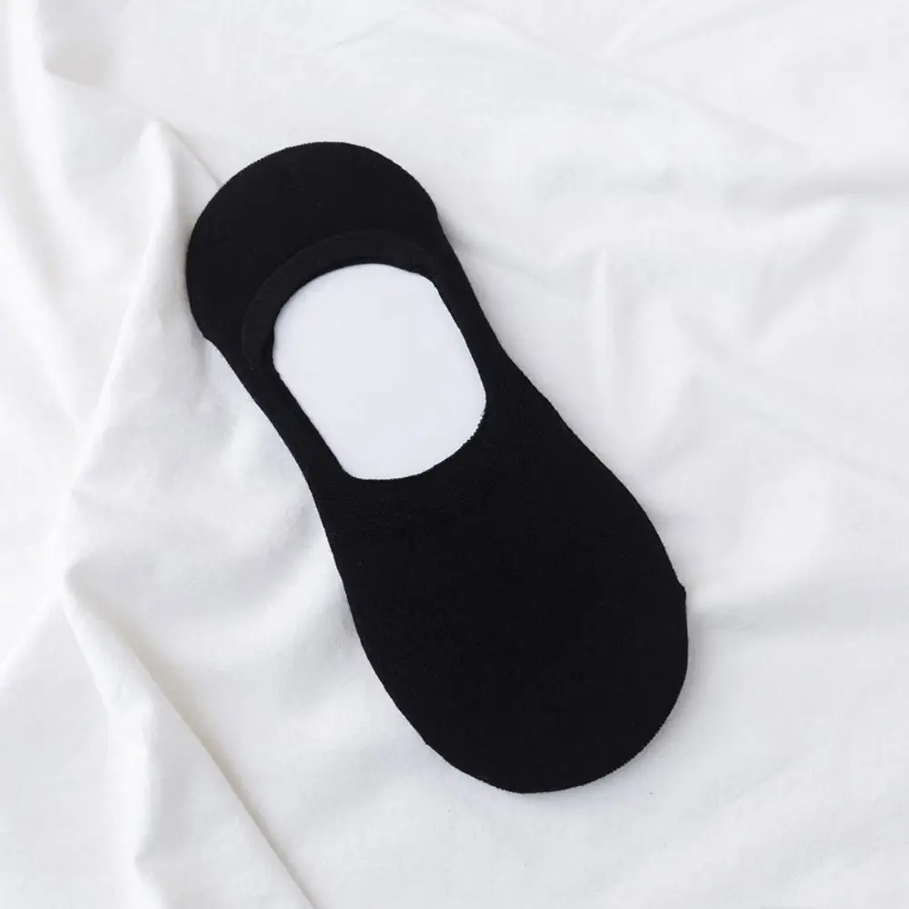 Fashion Hollow Out Mesh Socks Non-slip Low Cut Ankle Invisible Socks Breathable Sweat Absorption Boat Socks
