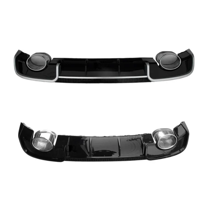 

Automotive Parts Rear Bumper Lip With Tailpipes For 2014-2016 A3 8V Upgrade RS3 Rear Diffuser