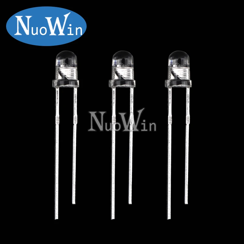 50pcs/lot 3MM Flash Red Blue Bi-Color Light-Emitting-Diode Automatic Flashing LED Control Blinking Diode DIY