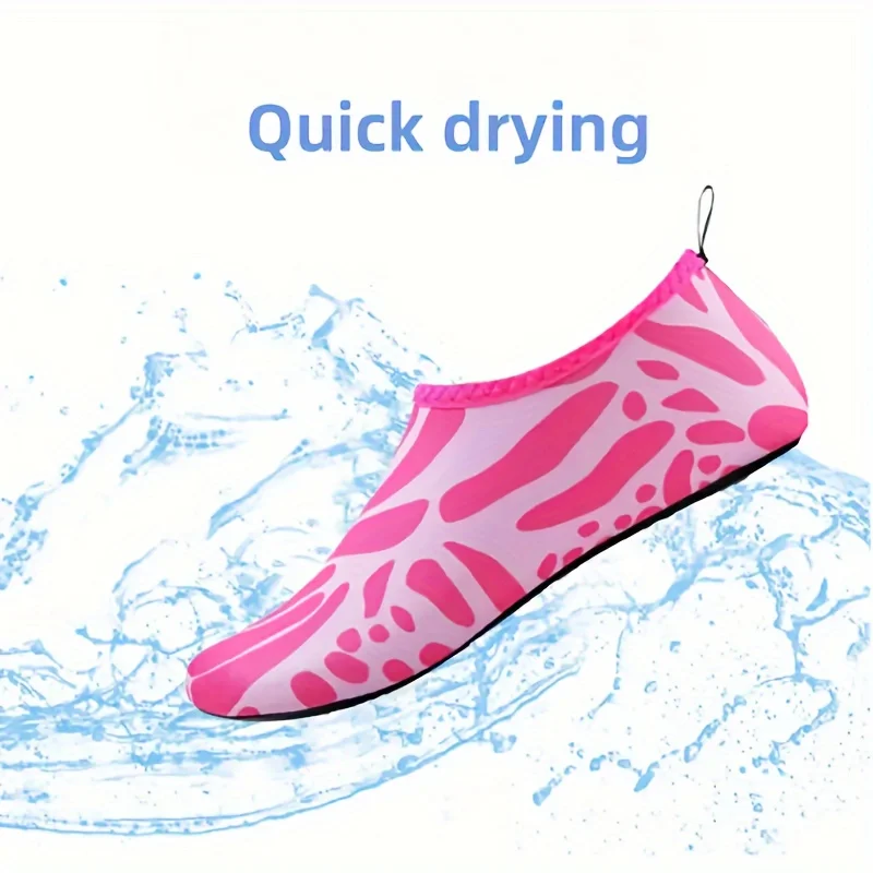 Scarpe da acqua da nuoto colorate da donna scarpe da Creek ad asciugatura rapida scarpe da sport acquatici estivi sandalo da spiaggia scarpe basse scarpe da acqua al mare