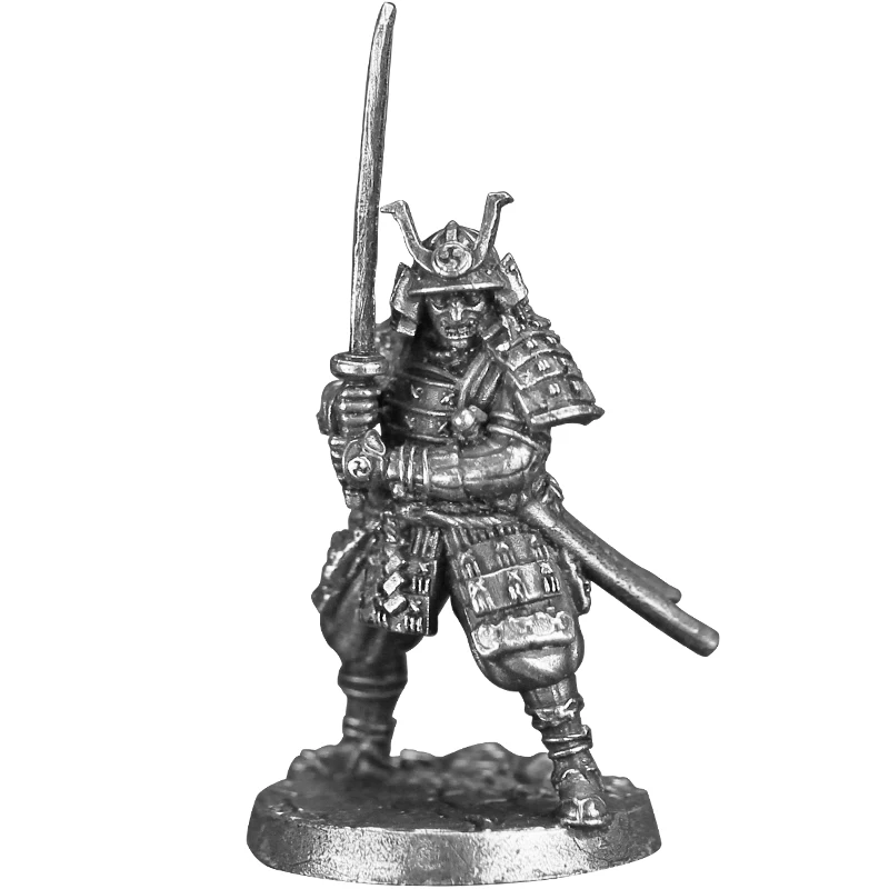 نمط جديد مصغر زخرفة الملحقات Shogunate المحارب عمل أرقام الجنود القدماء نموذج اللعب مجلس لعبة قطعة تمثال