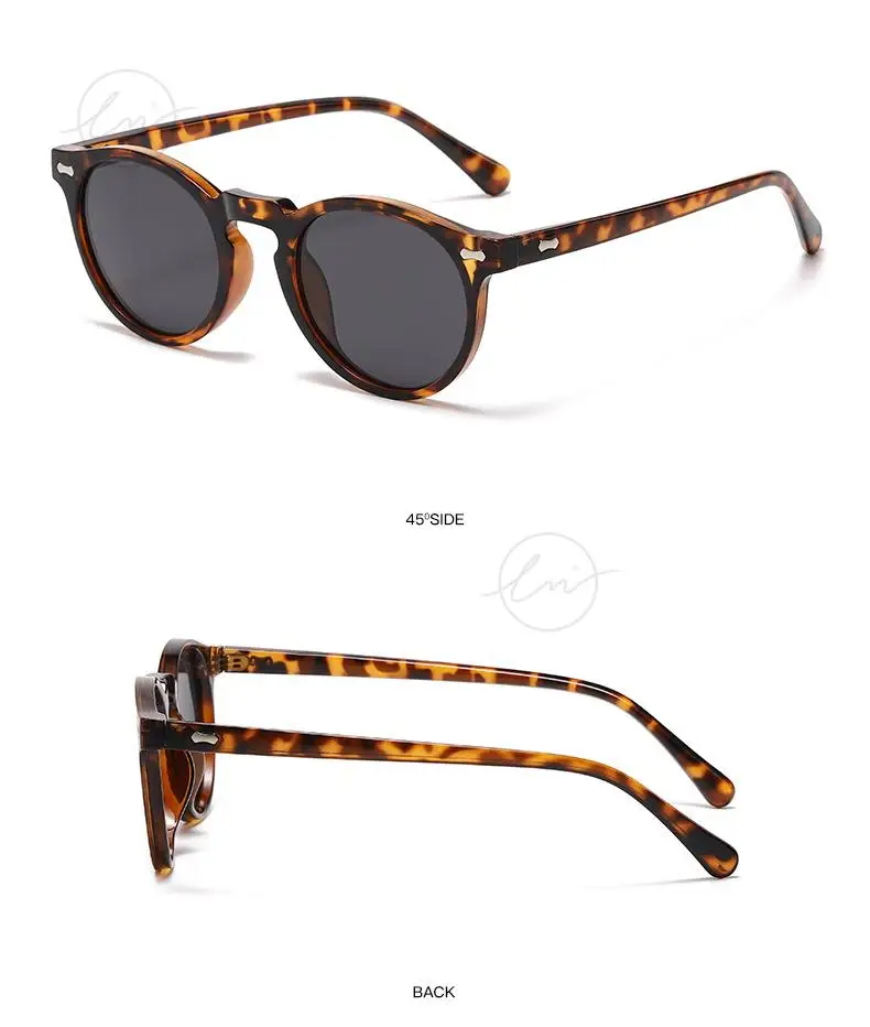 LM Klassische Runde Polarisierte Sonnenbrille Frauen Männer Tee Objektiv Outdoor Driving Shades Vintage Sonnenbrille Unisex UV400 Gafas De Sol – Detail 23