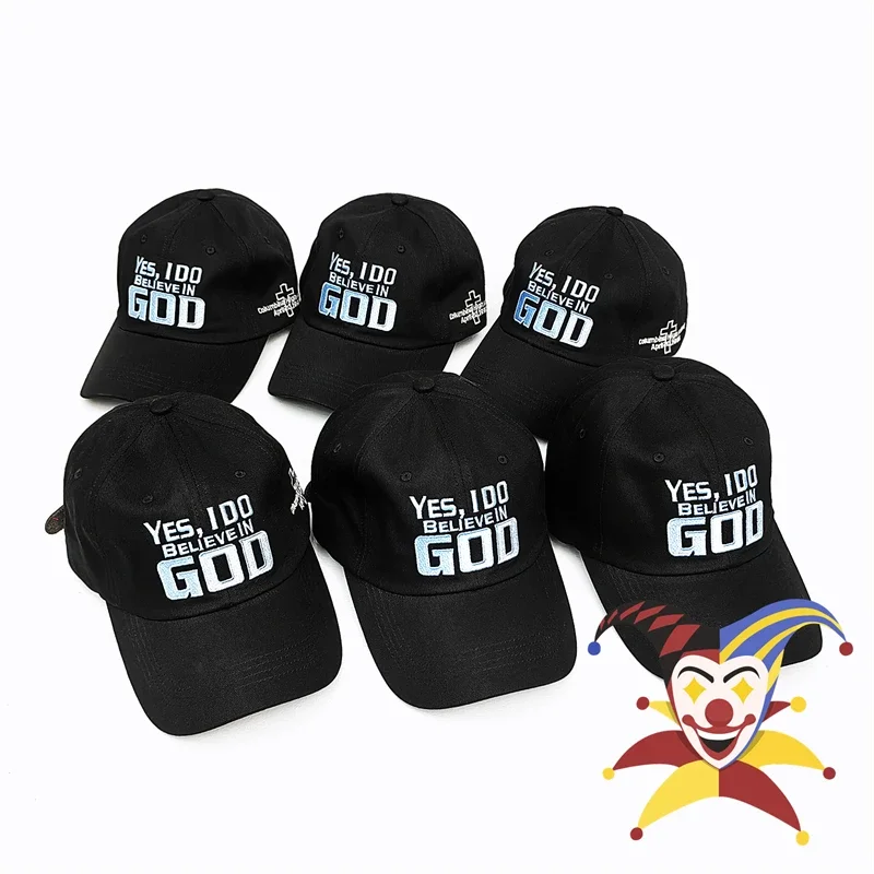 

Embroidery YES I DO Believe In God Enfants Riches Deprimes ERD Baseball Cap Men Women Couple Casual Adjustable Hat With Tag