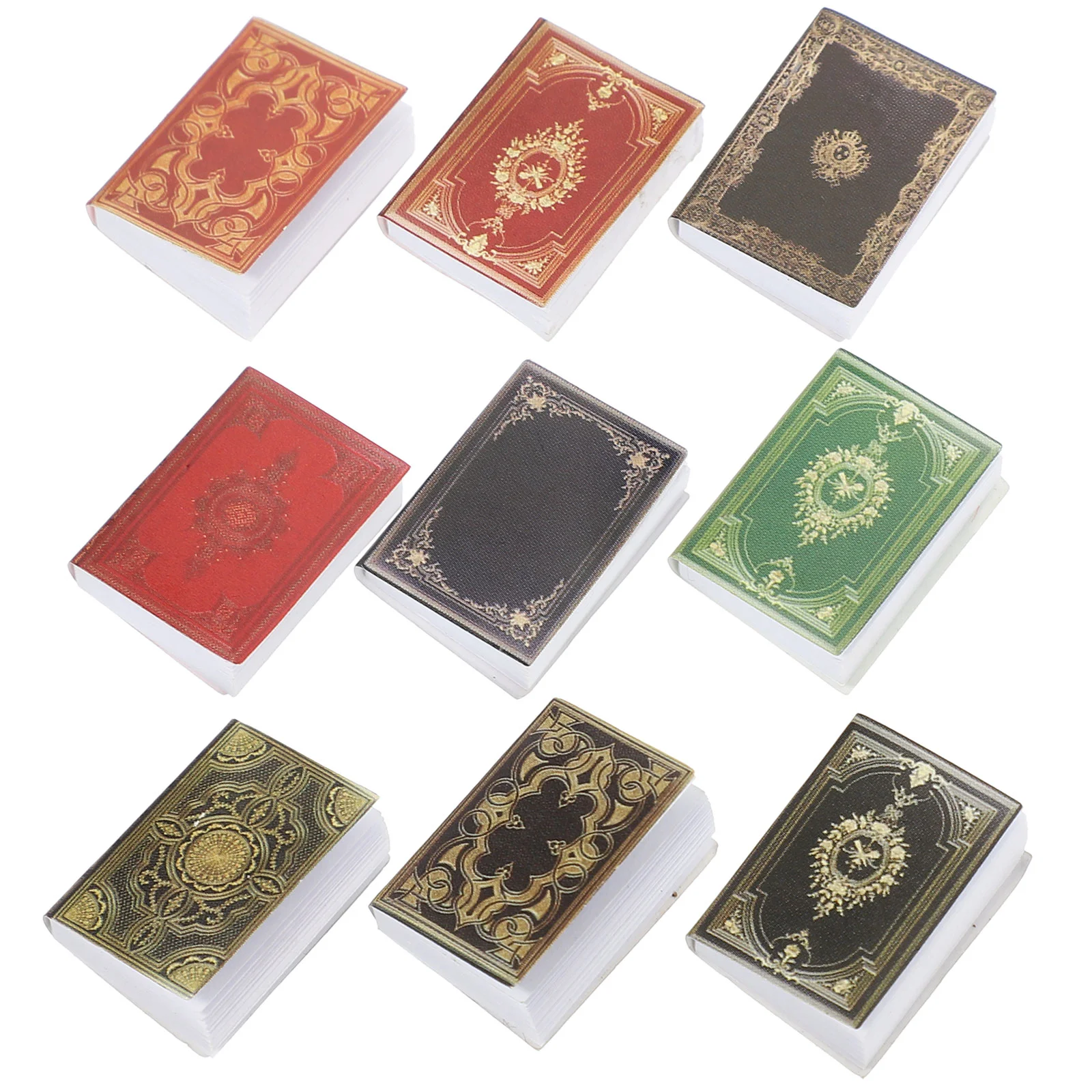 27pcs Dollhouse Mini Books Tiny House Book Toys Simulated Miniature Books for Kids book plaything for dollhouse